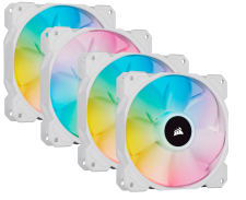 Corsair iCUE SP120 RGB ELITE WIT - (4x <strong style=color:red>R</strong><strong style=color:green>G</strong><strong style=color:blue>B</strong> Fans) 
